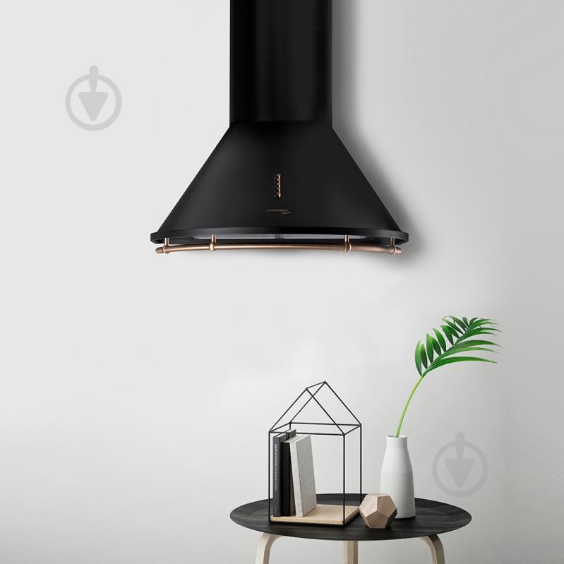 Вытяжка Pyramida HEF 82 (E-600MM) BLACK - фото 9