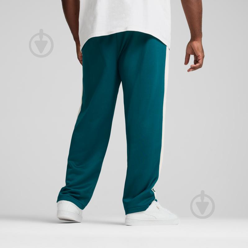 Штани Puma T7 ICONIC STRAIGHT TRACK PANTS PT 62541222 р. 2XL зелений - фото 6