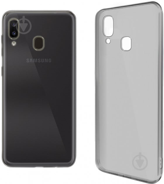 Чохол GlobalCase (TPU) Extra Slim для Samsung A20 lite dark - фото 1