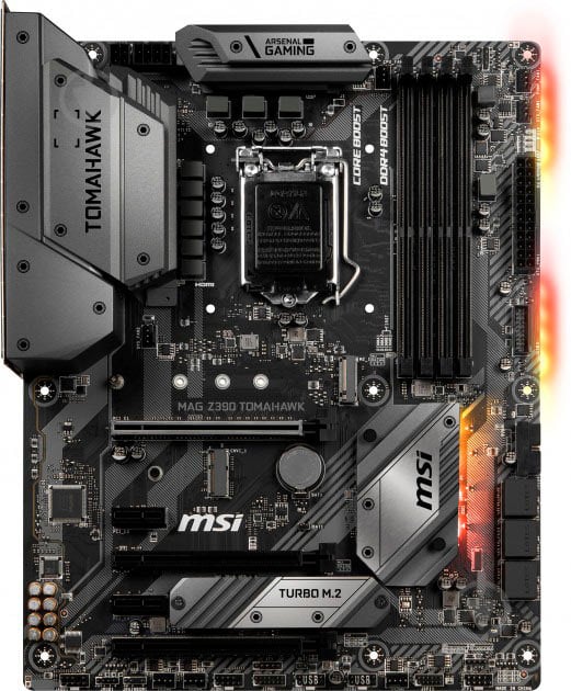 Материнская плата MSI MAG Z390 TOMAHAWK (Socket 1151, Intel Z390, ATX) - фото 1