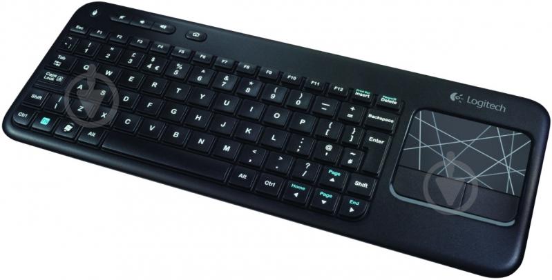 Клавиатура беспроводная Logitech Touch Keyboard K400 USB (920-003133) black - фото 3