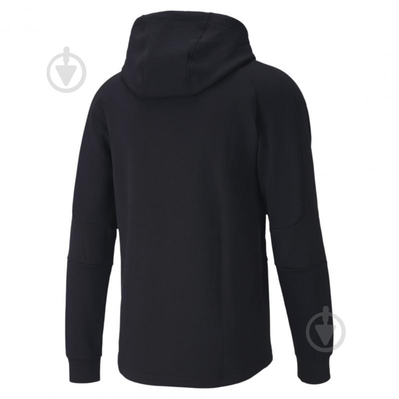 Джемпер Puma EVOSTRIPE FZ Hoodie 58346701 р. M черный - фото 3 Джемпер Puma EVOSTRIPE FZ Hoodie 58346701 р. M черный - фото 3