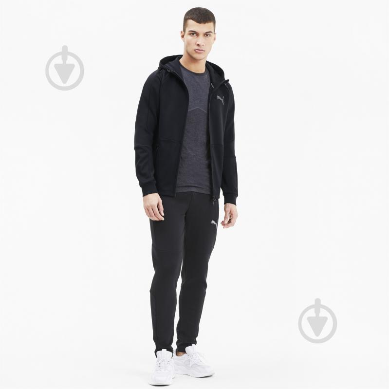Джемпер Puma EVOSTRIPE FZ Hoodie 58346701 р. M черный - фото 5 Джемпер Puma EVOSTRIPE FZ Hoodie 58346701 р. M черный - фото 5
