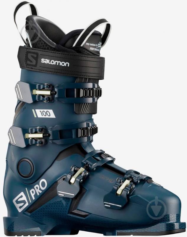 Ботинки горнолыжные Salomon S/PRO 110 р. 27,5 S40873800 темно-синий/черный - фото 1