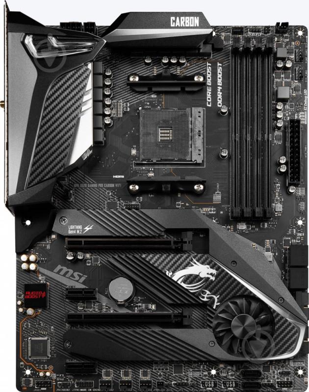 Материнська плата MSI MPG_X570_GAMPRO_CAR_WIFI (Socket AM4, AMD X570, ATX) - фото 2