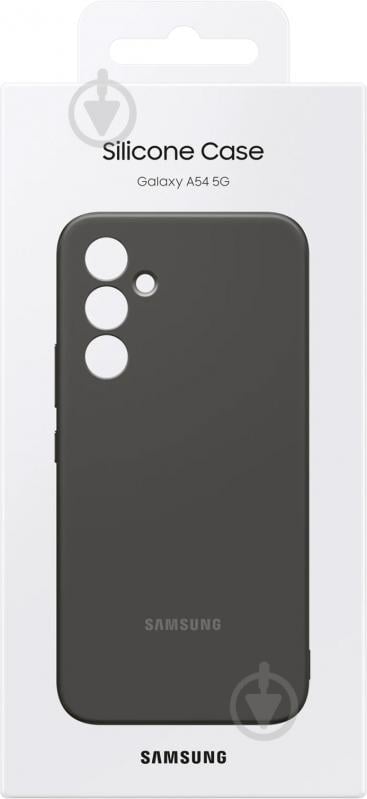 Чехол-накладка Samsung Silicone Case Black для A54 (EF-PA546TBEGRU) - фото 6