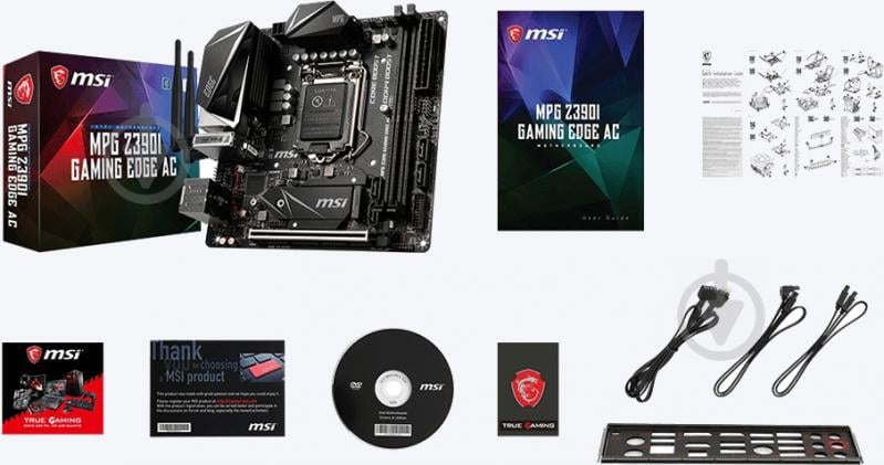 Материнська плата MSI MPG Z390I GAMING EDGE AC (Socket 1151, Intel Z390, mini ITX) - фото 6