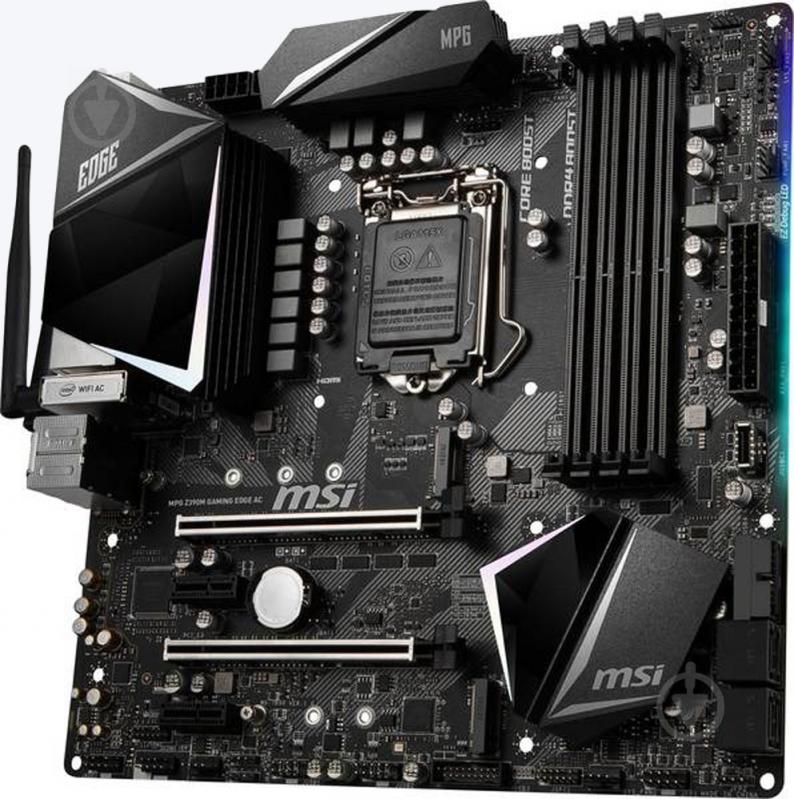 Материнська плата MSI MPG_Z390M_GAMING_EDGE_AC (Socket 1151, Intel Z390, mirco ATX) - фото 1