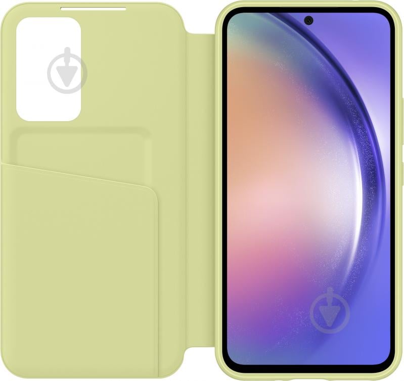 Чохол-книжка Samsung Smart View Wallet Case Lime для A54 (EF-ZA546CGEGRU) - фото 4