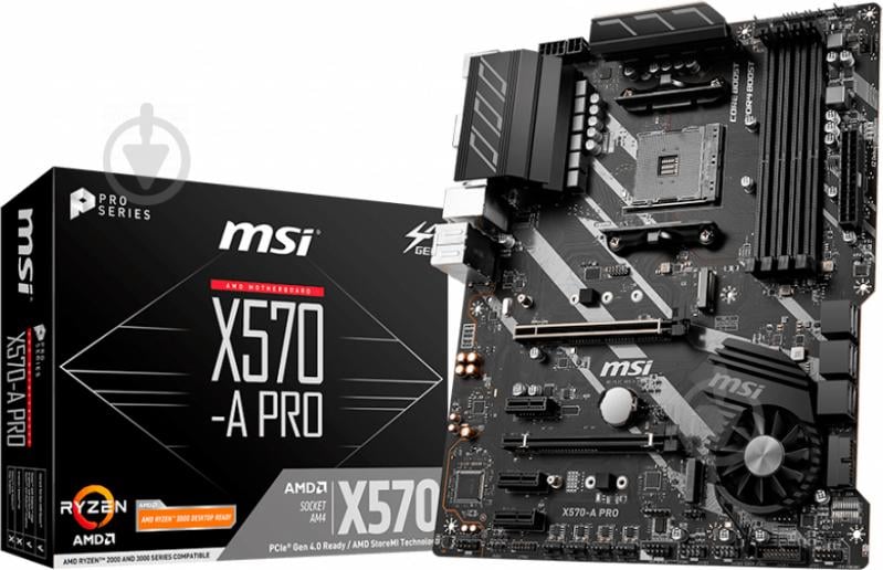 Материнська плата MSI X570-A PRO (Socket AM4, AMD X570, ATX) - фото 6