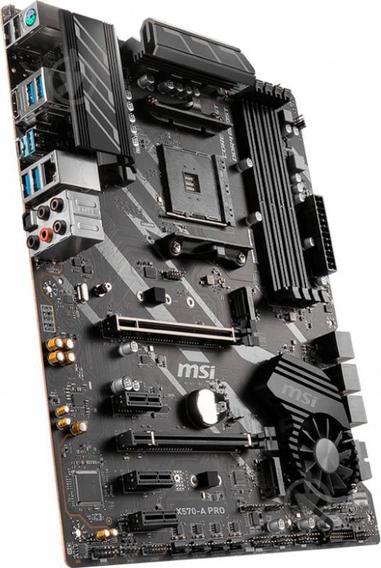 Материнська плата MSI X570-A PRO (Socket AM4, AMD X570, ATX) - фото 1