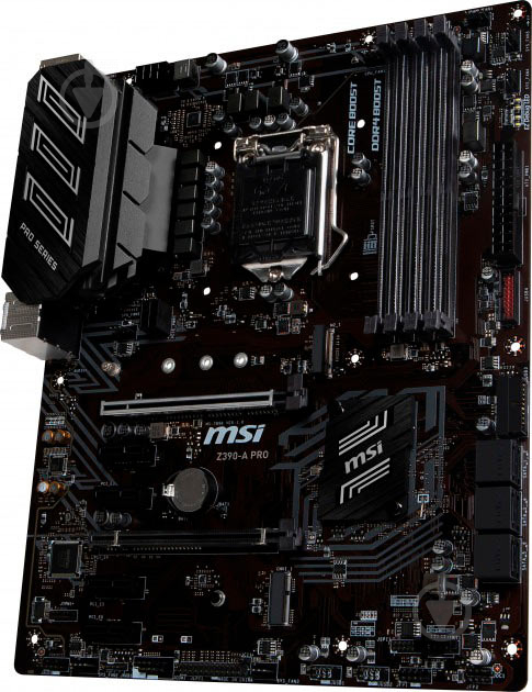 Материнська плата MSI Z390-A PRO (Socket 1151, Intel Z390, ATX) - фото 2