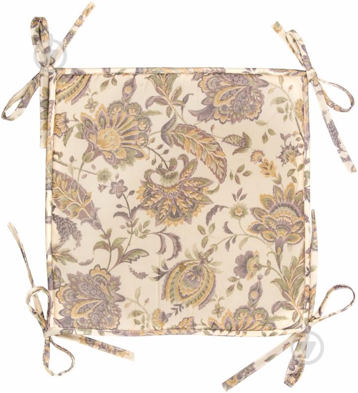 Подушка на стул Флора 32x32 см UNDERPRICE - фото 1