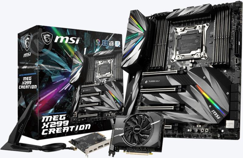 Материнская плата MSI MEG_X299_CREATION (Socket 2066, Intel X299, E-ATX) - фото 4