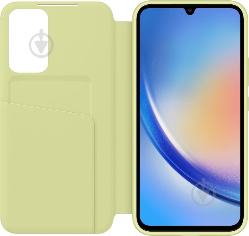 Чохол-книжка Samsung Smart View Wallet Case Lime для A34 (EF-ZA346CGEGRU) - фото 3