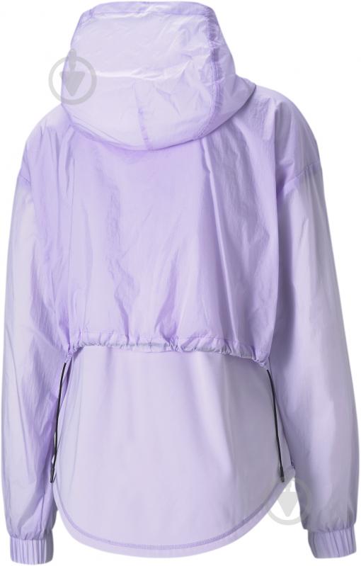 Ветровка женская летняя Puma Train Ultra Hooded Jacket 52027116 р.XS фиолетовая - фото 2