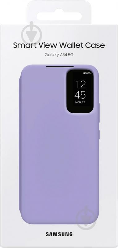 Чехол-книжка Samsung Smart View Wallet Case Blueberry для A34 (EF-ZA346CVEGRU) - фото 6