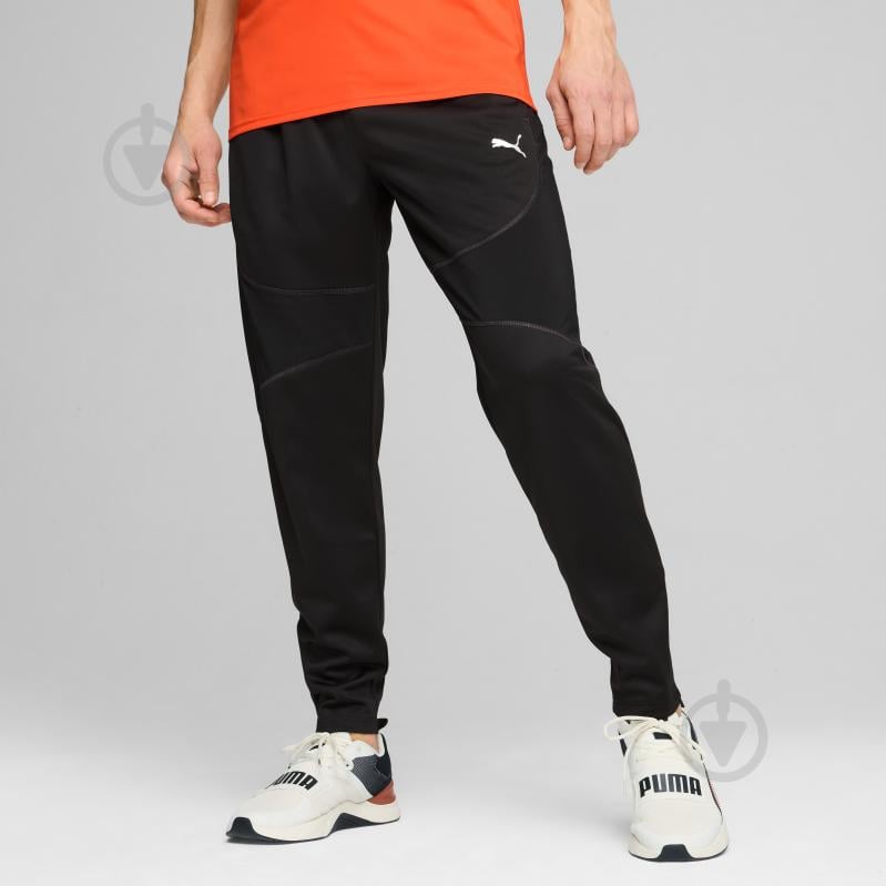 Штани Puma PUMA FLEX PANELLED TAPERED JOGGER 52570501 р. 2XL чорний - фото 3