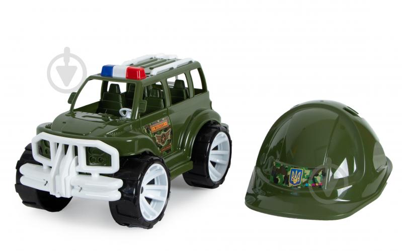 Игрушечный набор Bamsic Внедорожник с каской 117/2 - фото 1