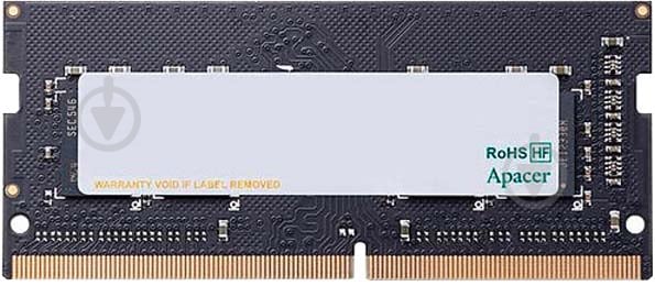 Оперативная память Apacer SODIMM DDR4 8 GB (1x8GB) 2666 MHz (A4S08G26CRIBH05-1) - фото 1