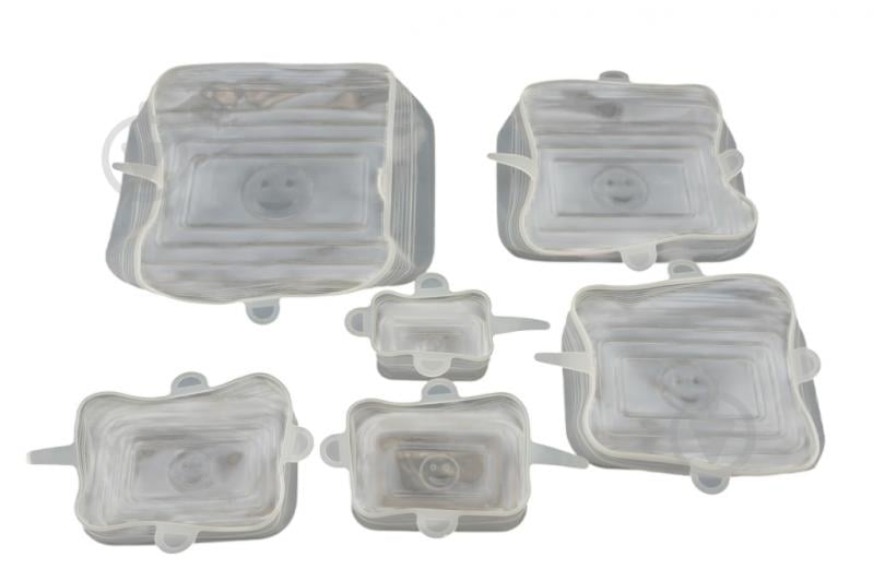 Набор крышек силиконовых 6 шт. в ассортименте - фото 5