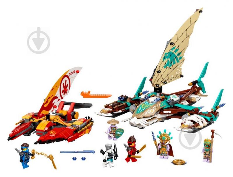 Конструктор LEGO Ninjago Морской бой на катамаранах 71748 - фото 14