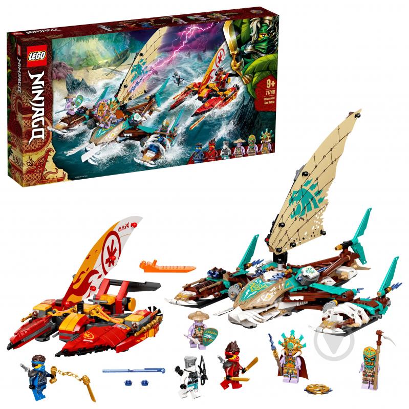 Конструктор LEGO Ninjago Морской бой на катамаранах 71748 - фото 13