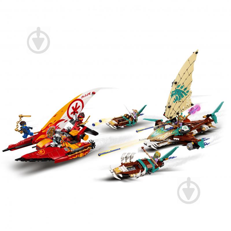 Конструктор LEGO Ninjago Морской бой на катамаранах 71748 - фото 2