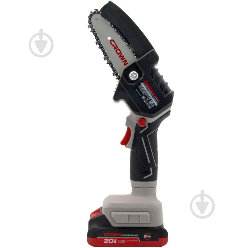 Пила мини аккумуляторная Crown Аккумуляторная минипила цепная CROWN CT25019XS-2 BMC - фото 1