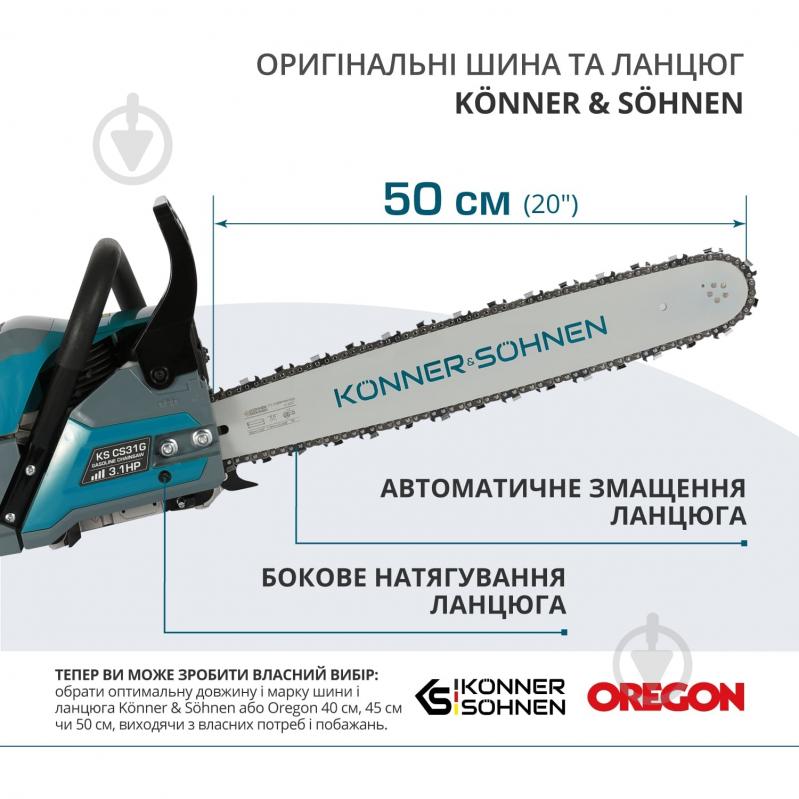 ВИТРИНА! Бензопила Konner&Sohnen KS CS31G-20 - фото 8 ВИТРИНА! Бензопила Konner&Sohnen KS CS31G-20 - фото 8