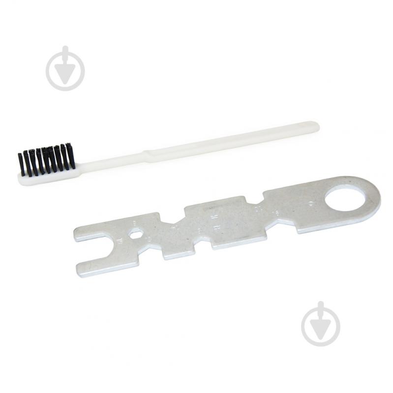 Краскораспылитель пневматический Sigma HVLP Ø 1.3+1.8 мм (хром) с верхним баком (пластиковый) 6812151 - фото 6