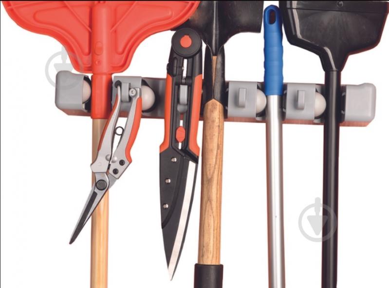 Тримач для садового інструменту RAMP Органайзер для садових інструментів на 9-ть предметів - фото 2 Тримач для садового інструменту RAMP Органайзер для садових інструментів на 9-ть предметів - фото 2