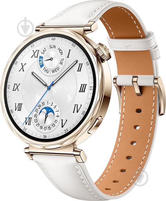 Смарт-годинник Huawei Watch GT5 41mm Jana-B19FC white leather (55020DJT) - фото 1