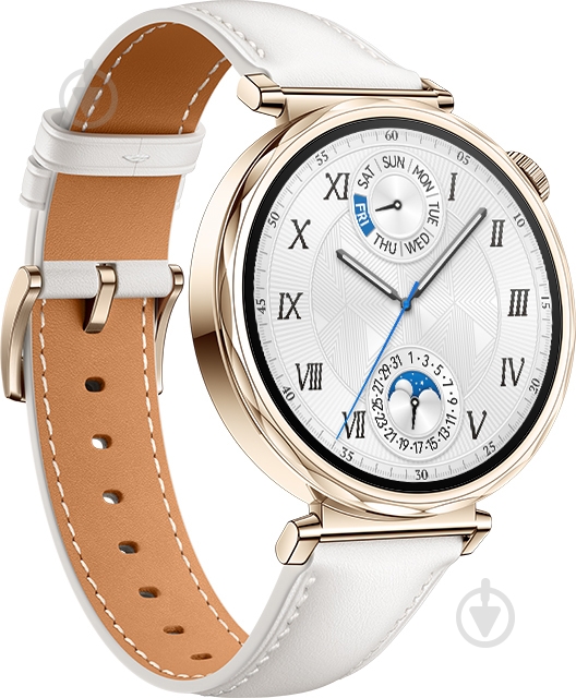 Смарт-годинник Huawei Watch GT5 41mm Jana-B19FC white leather (55020DJT) - фото 3