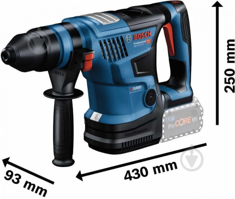 Перфоратор Bosch Professional GBH 18V-34CF 0611914002 - фото 4