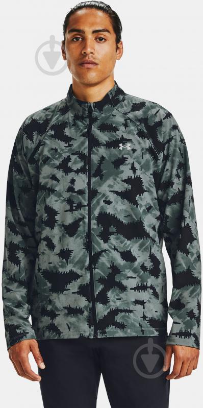 Ветровка мужская весенняя Under Armour UA Launch3.0 STORM Print Jkt 1358106-424 р.M синяя - фото 3