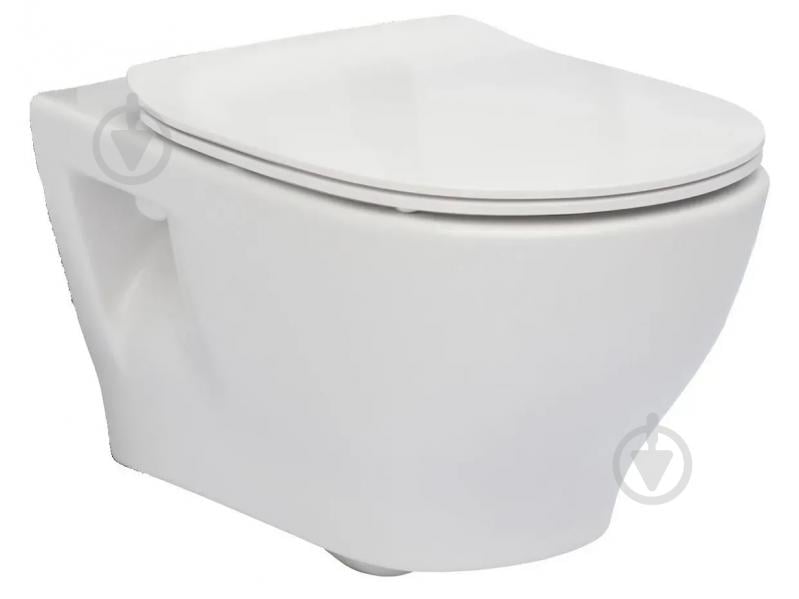 Унитаз подвесной ROCA LASO A34H0NB000 - фото 1 Унитаз подвесной ROCA LASO A34H0NB000 - фото 1