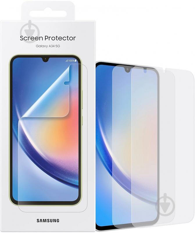 Захисне скло Samsung Screen Protector Transparency для Galaxy A34 (EF-UA346CTEGRU) - фото 1