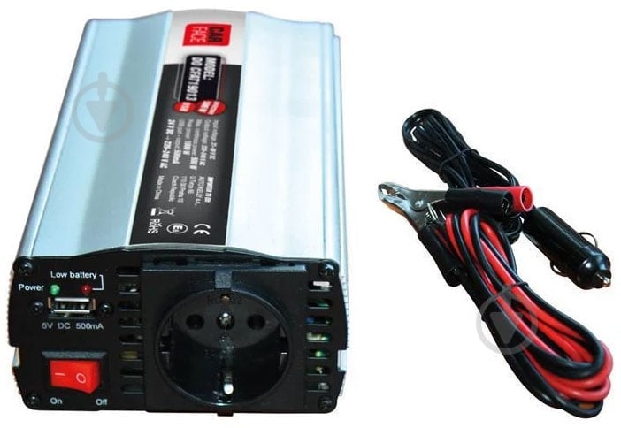 Инвертор инверторное CARFACE 24/230В 500 Вт 2100 А (DO CFAT19013) - фото 2