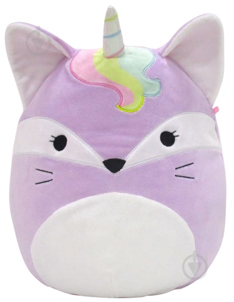 М'яка іграшка SQUISHMALLOWS Лисиця-єдиноріг Шарді 31 см бузковий 6672125 - фото 1