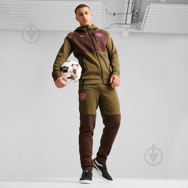 Штани Puma MCFC PUMATECH TRACK PANT DK 77877659 р. L зелений - фото 5