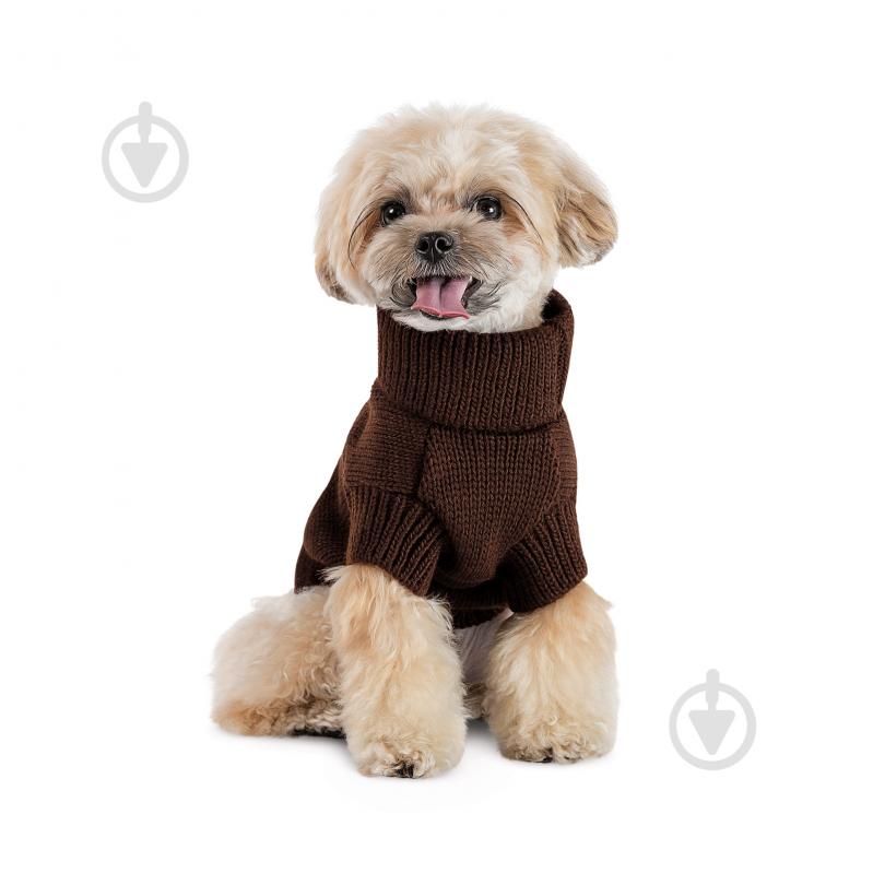 Светр Pet Fashion Sam р. ХS шоколадний - фото 3