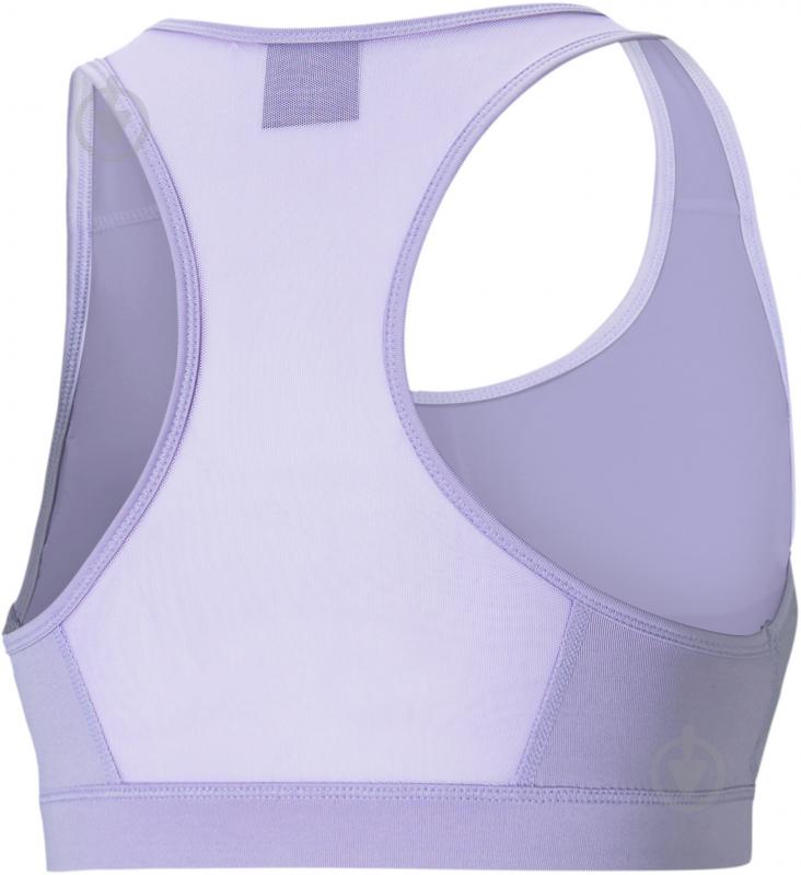 Бра Puma Mid Impact 4Keeps Bra 52030416 р.L фиолетовый - фото 3