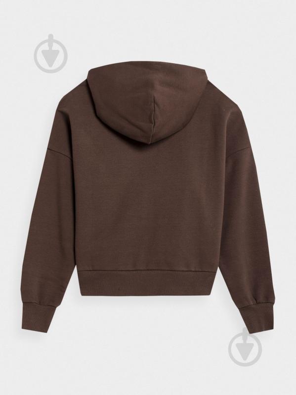 Джемпер 4F SWEATSHIRT F419 4FAW22TSWSF419-80S р.S коричневый - фото 2