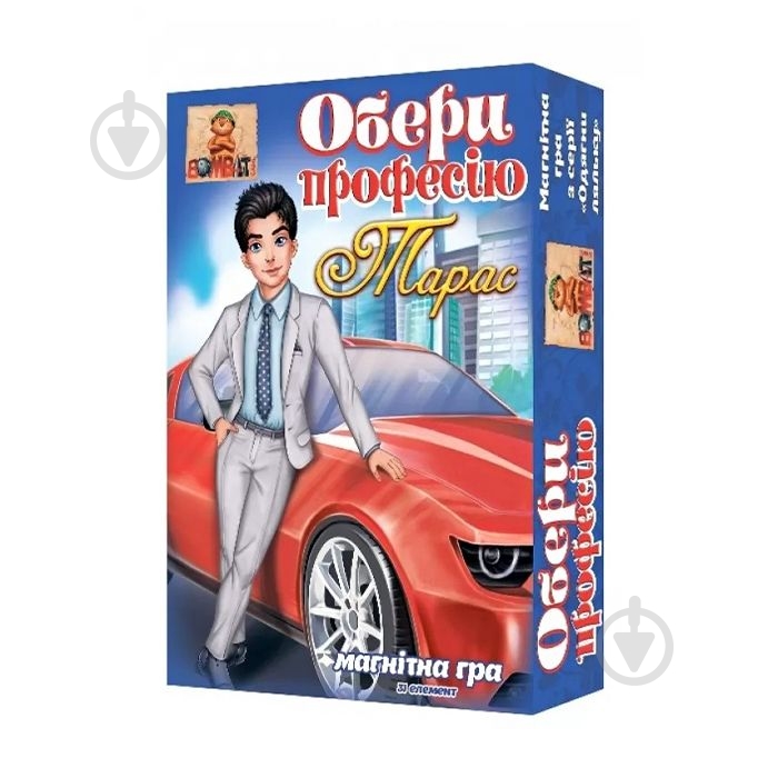 Гра магнітна Bombat Game Обери професію.Тарас 0018 - фото 1