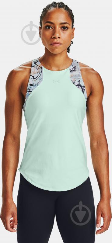 Майка Under Armour Armour Sport Print 2in1 Tank 1359543-403 р.S блакитний - фото 3