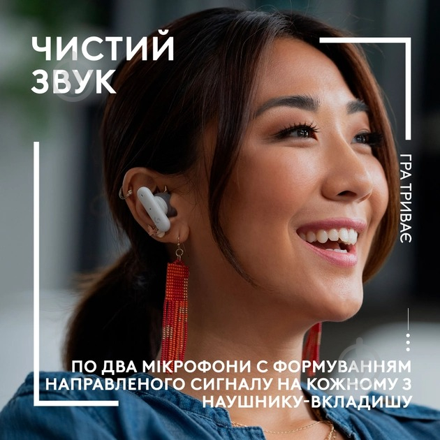 Наушники Logitech FITS True Wireless Gaming Earbuds black (L985-001182) - фото 5