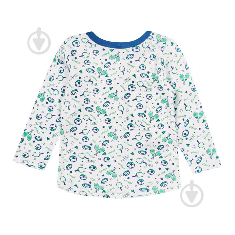 Кофта для мальчика ЛяЛя 3БК003-1 р.80 зеленый 2-034 - фото 2