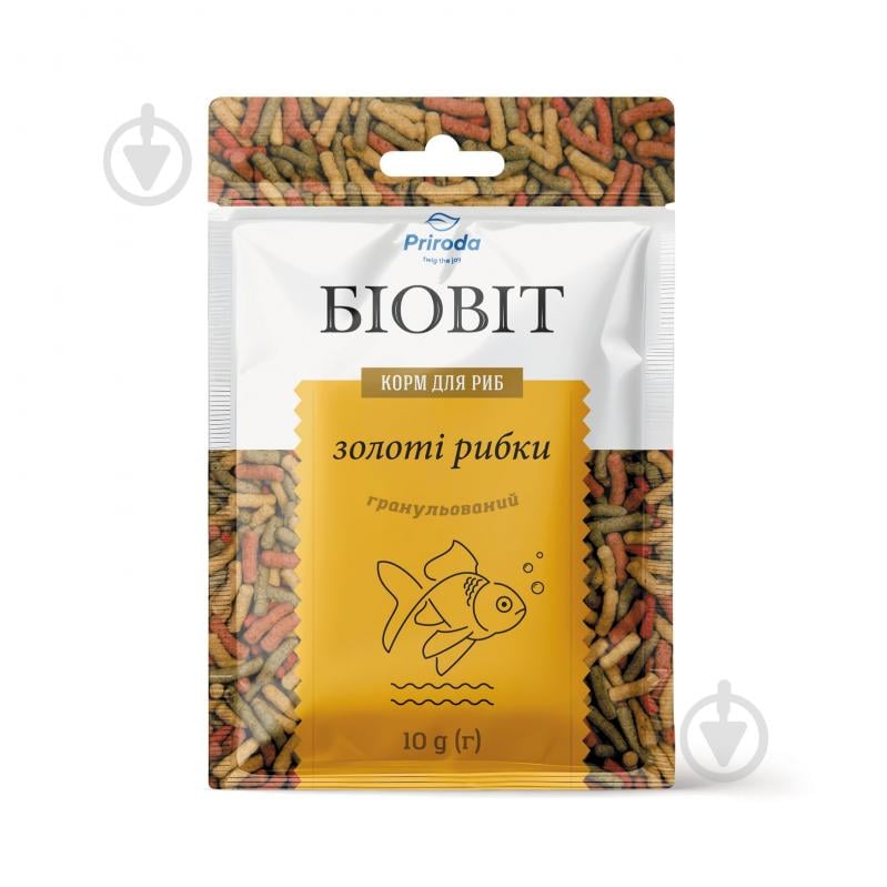 Корм Природа для рыб Биовит Золотые рыбки 10г (рыба и рыбные продукты) - фото 1