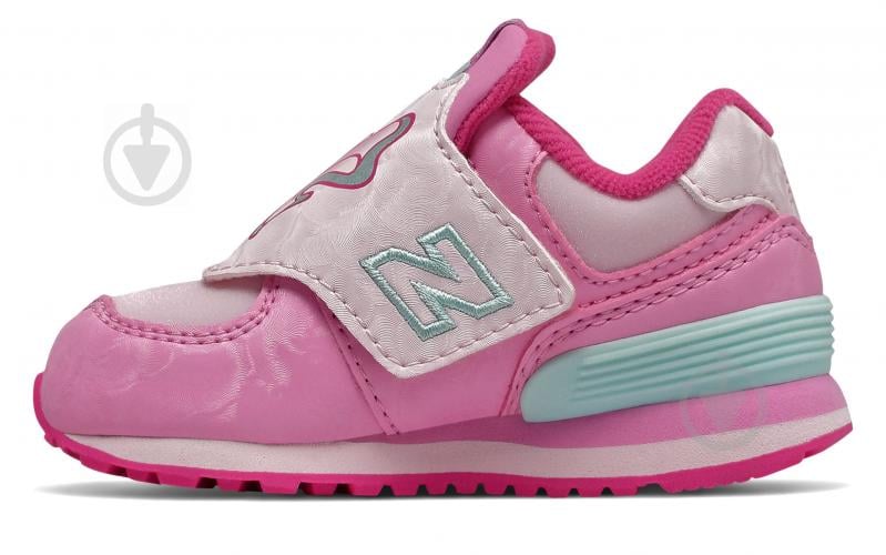 Кроссовки для девочек демисезонные New Balance IV574MCD р.21 розовые - фото 2